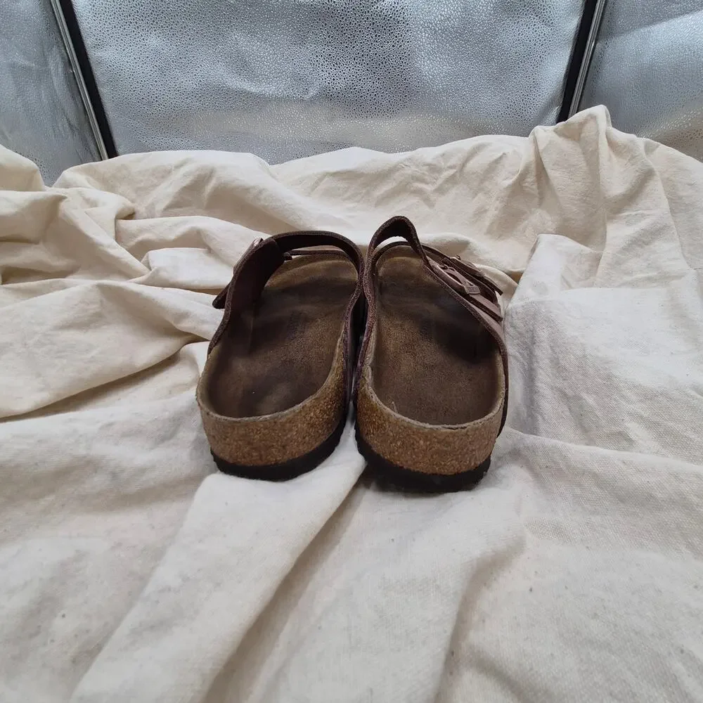 Birkenstock Arizona soft footbed Nubuck Brown MENS size EU 45 US 12